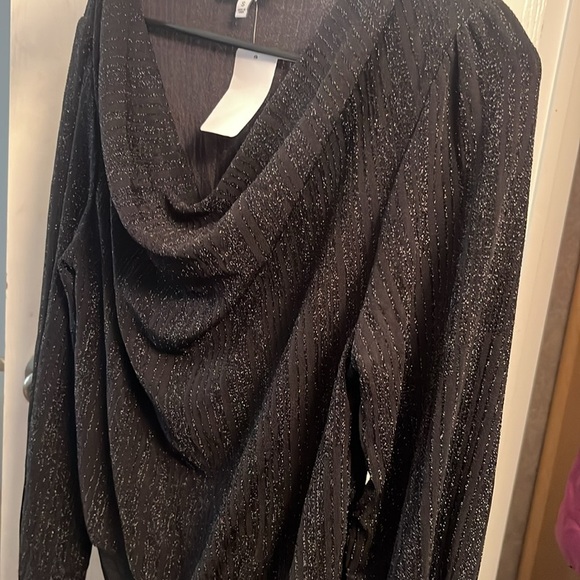 Gilli Shimmering Black Body Suit. Size Small. EUC - Picture 6 of 6